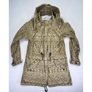 SUPER PARKA Women's 2 Maison Scotch Hooded Jacket Aztec‎ Nordic Snow Ski AOP